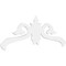 Ekena Millwork Pitch Florence Architectural Grade PVC Gable Pediment, 72"W x 27"H x 1"P (9/12) GPP072X027X100FLO - alternate 1